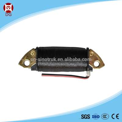 Chinese factory price, high quality motorcycle spare parts magneto stator coil/starting coil/charging coil for jh70/ax100